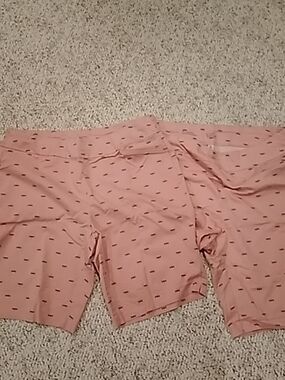 Pair Of Croft & Barrow Blush Pink Printed Bermuda Shorts